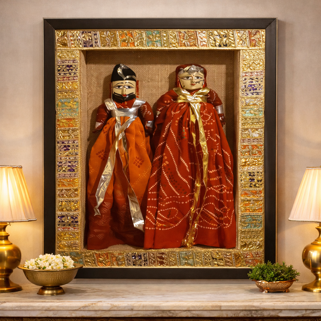 Royal Traditional Couple Wall Art