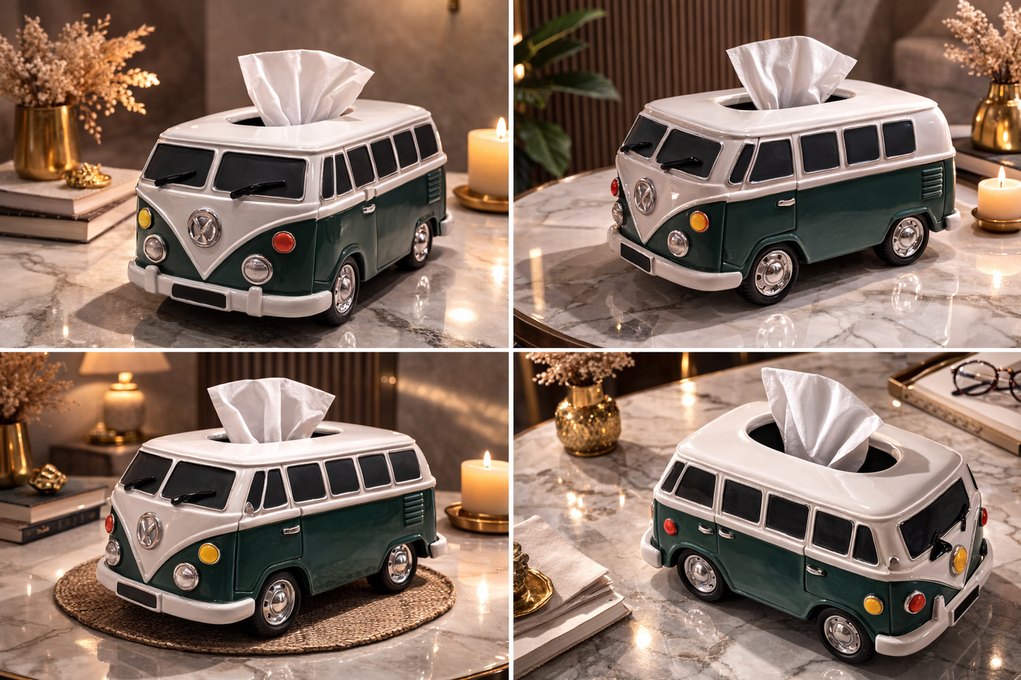 Vintage Camper Tissue Holder
