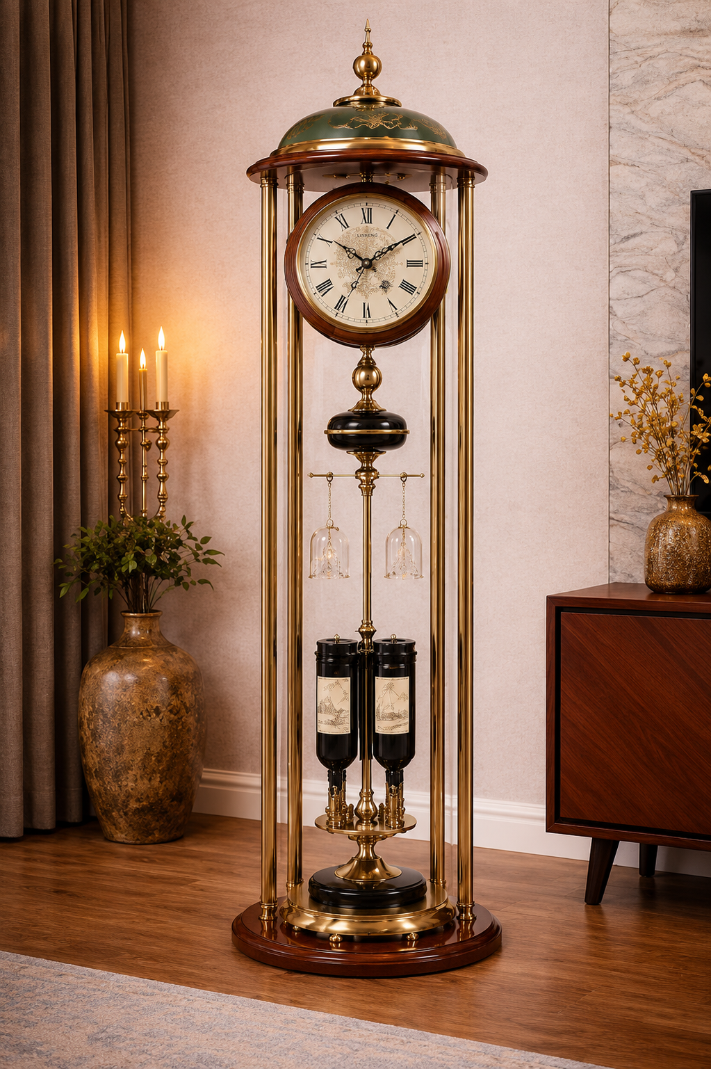 Designer Clock Bar