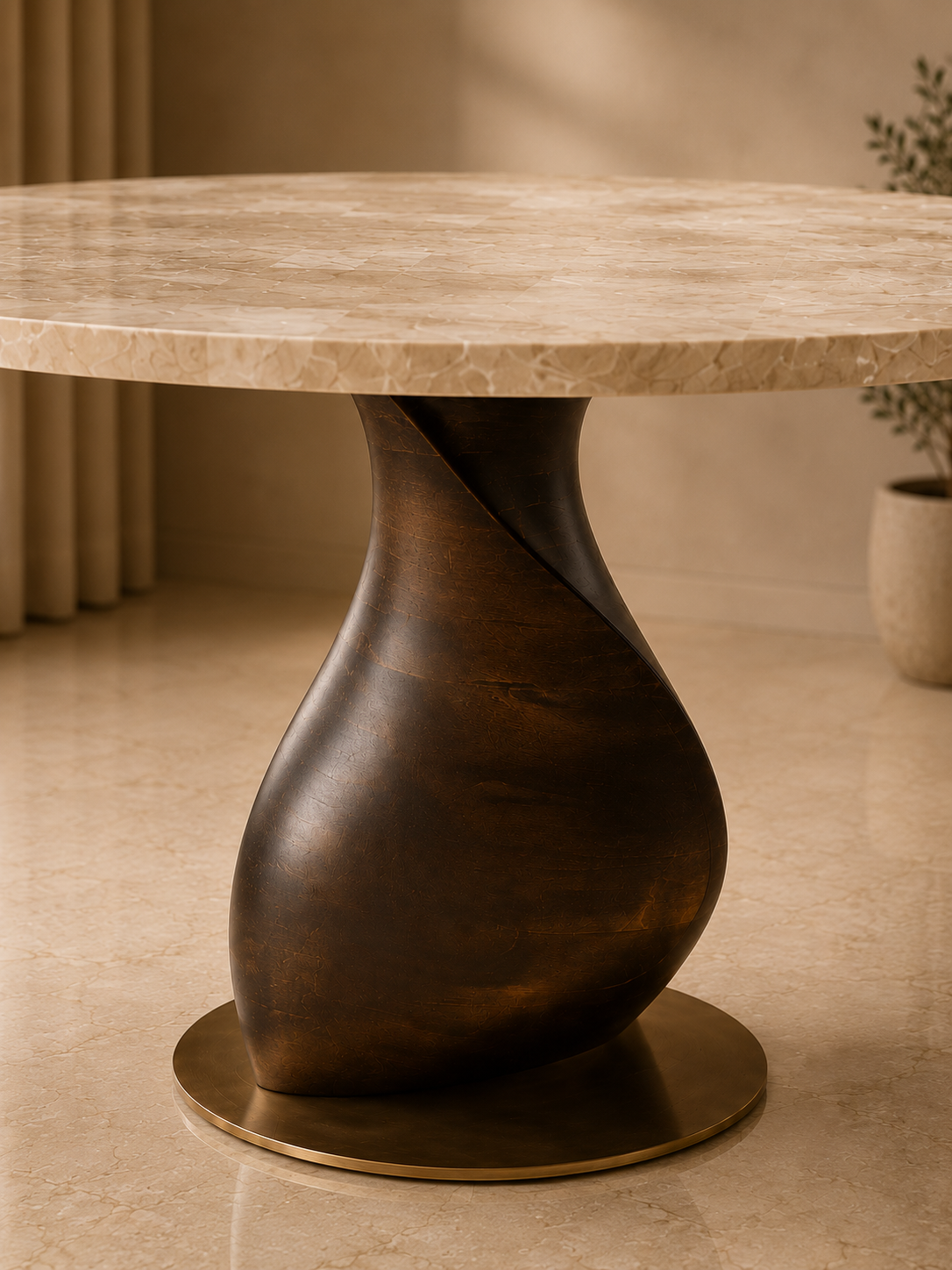 PEARL CREST DINING TABLE