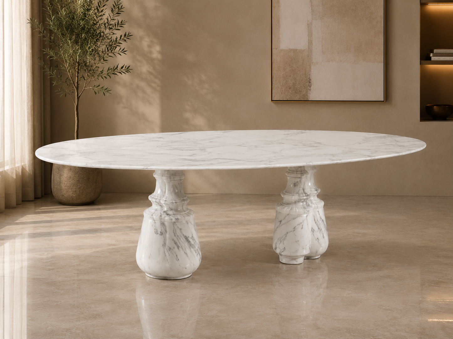 MARBLE MAJESTY DINING TABLE