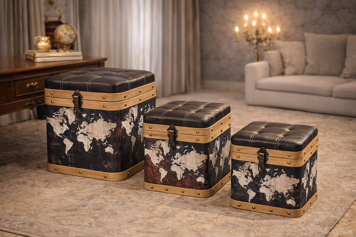Prism Sitting & Storage Ottoman