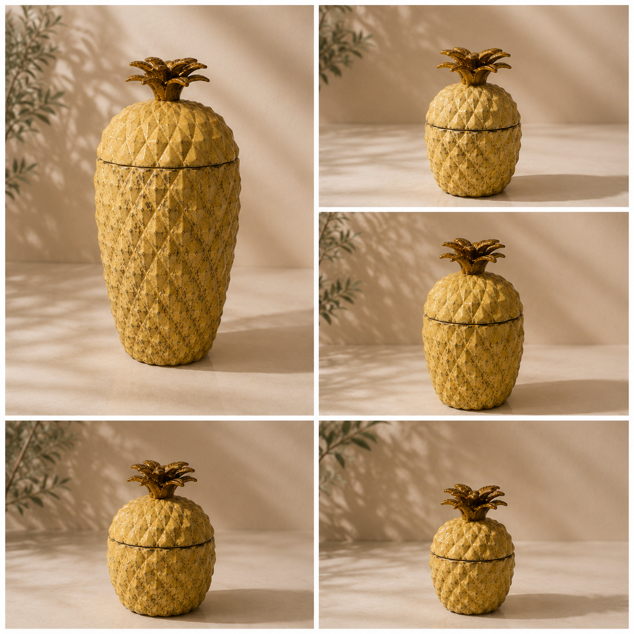Pineapple Decorative Jar Collection