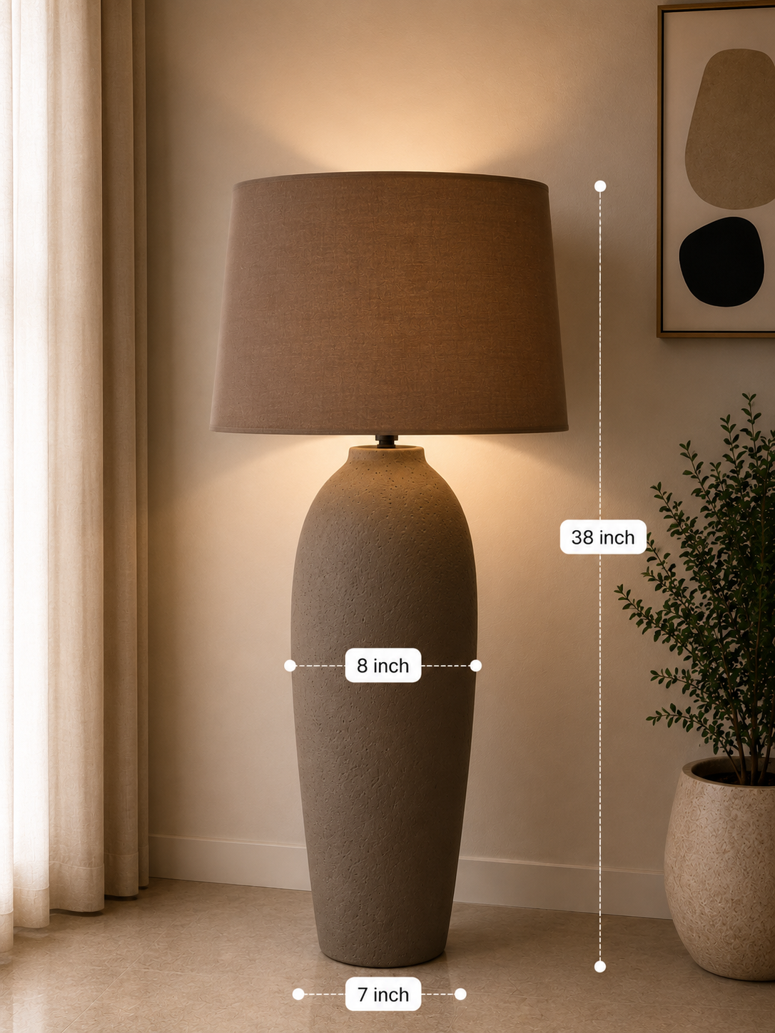 Textured Floor Lamp