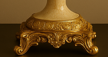 IVRA BAROQUE BROWN VASE