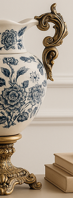 SEREN BLEU ROYALE CERAMIC VASE