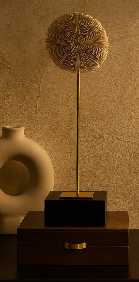 Golden Bloom Decorative Accent