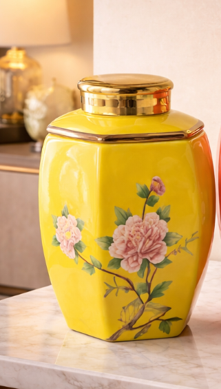 FLORA ROYALE DECORATIVE JAR