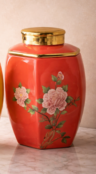 FLORA ROYALE DECORATIVE JAR