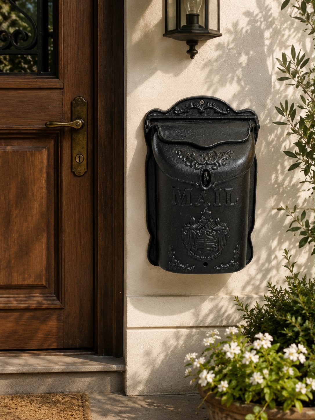 Vintage Cast Iron Mailbox