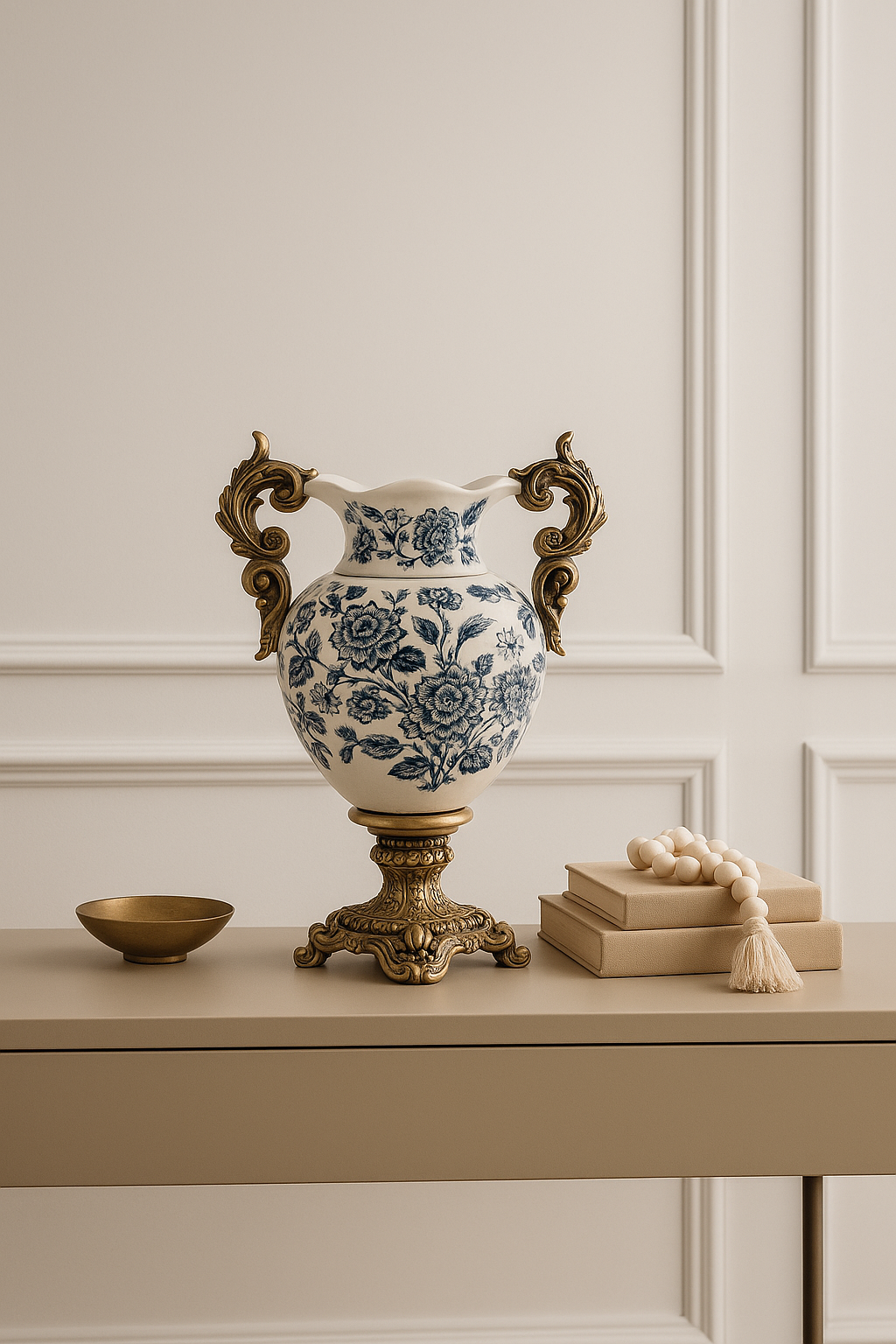 Blue pottery collection