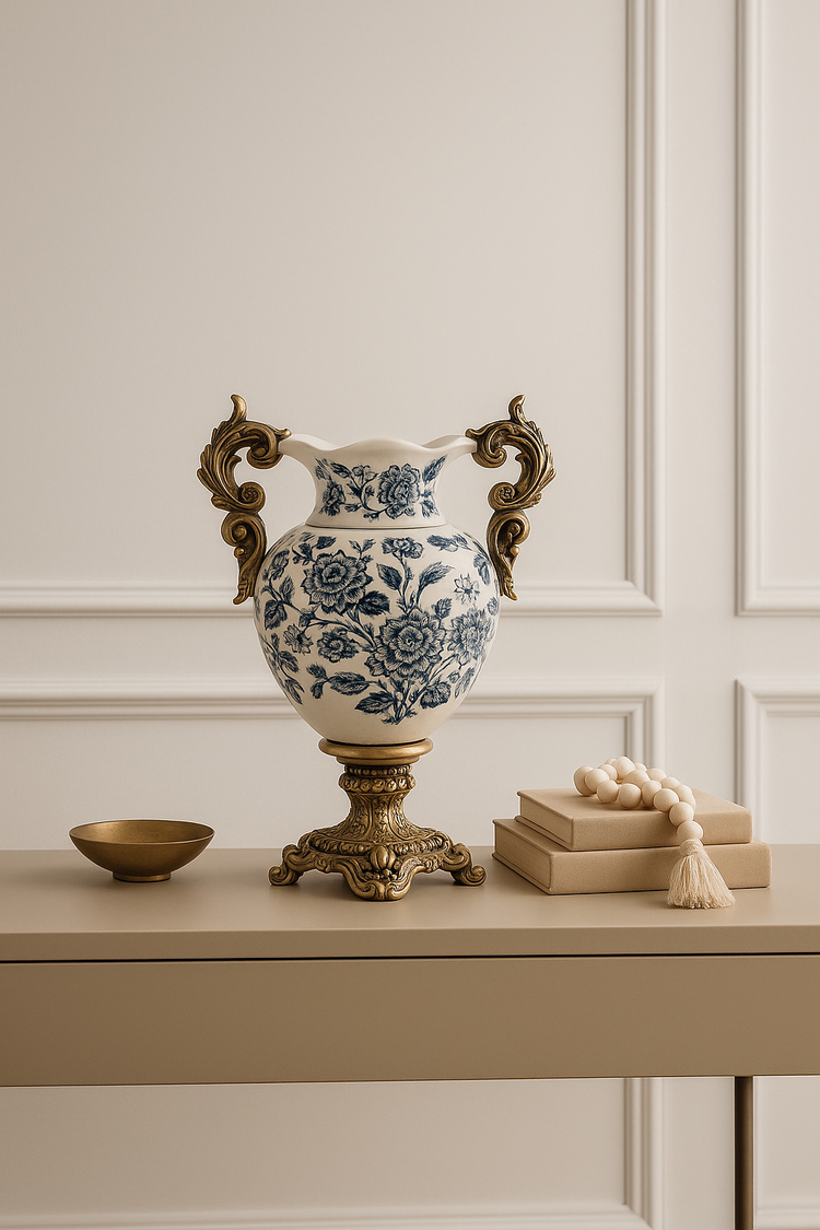 Blue pottery collection