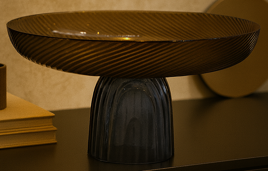 ELIN GLASS SERVING TRAY