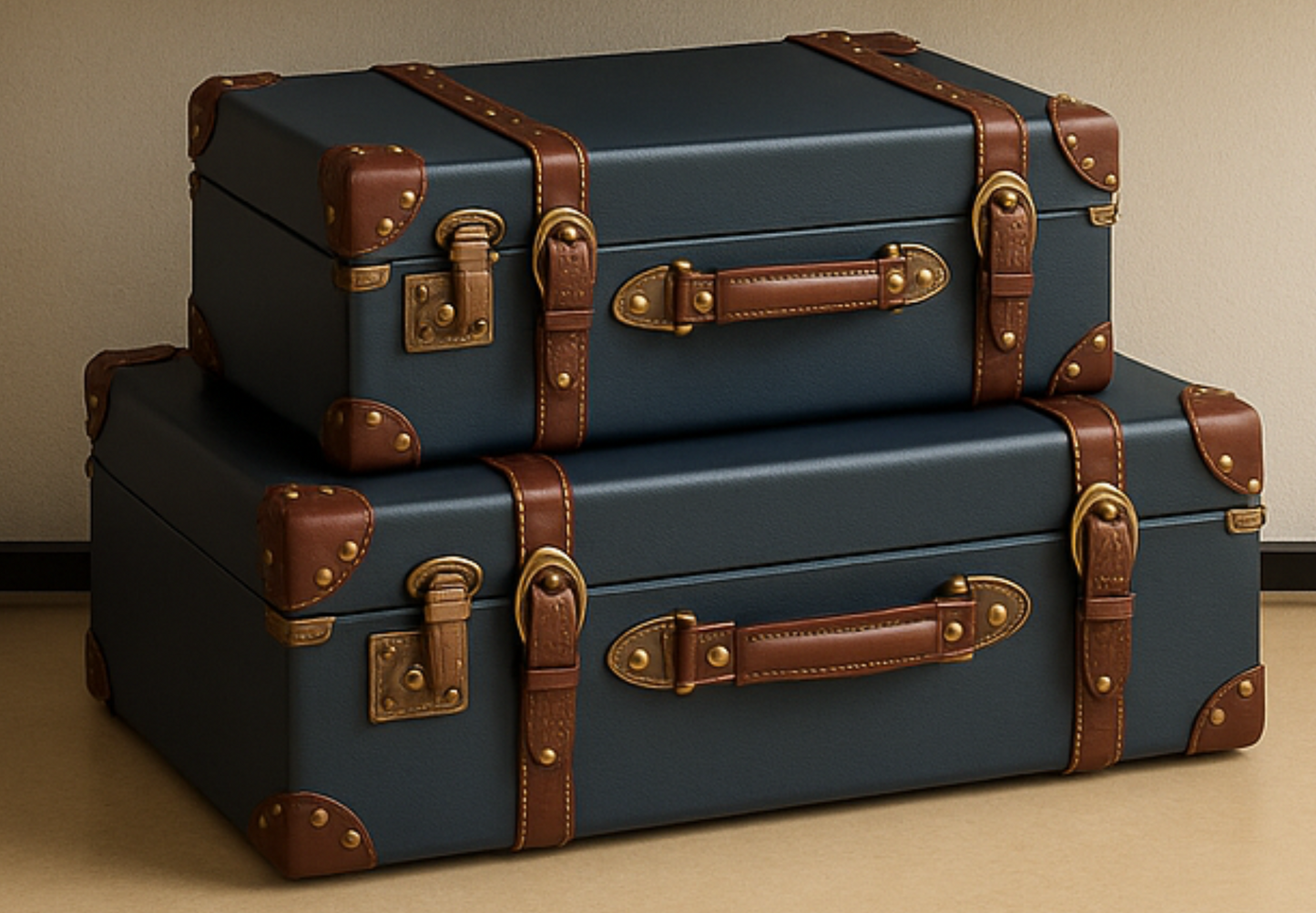 ODYSSEY LEATHER SUITCASE SET