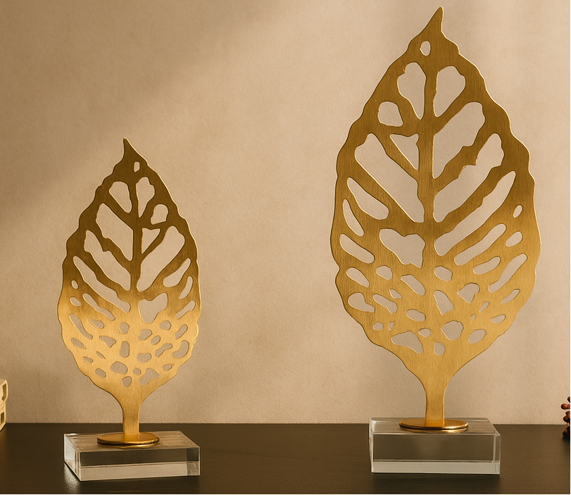 TULA GOLDEN LEAF SCULPTURES