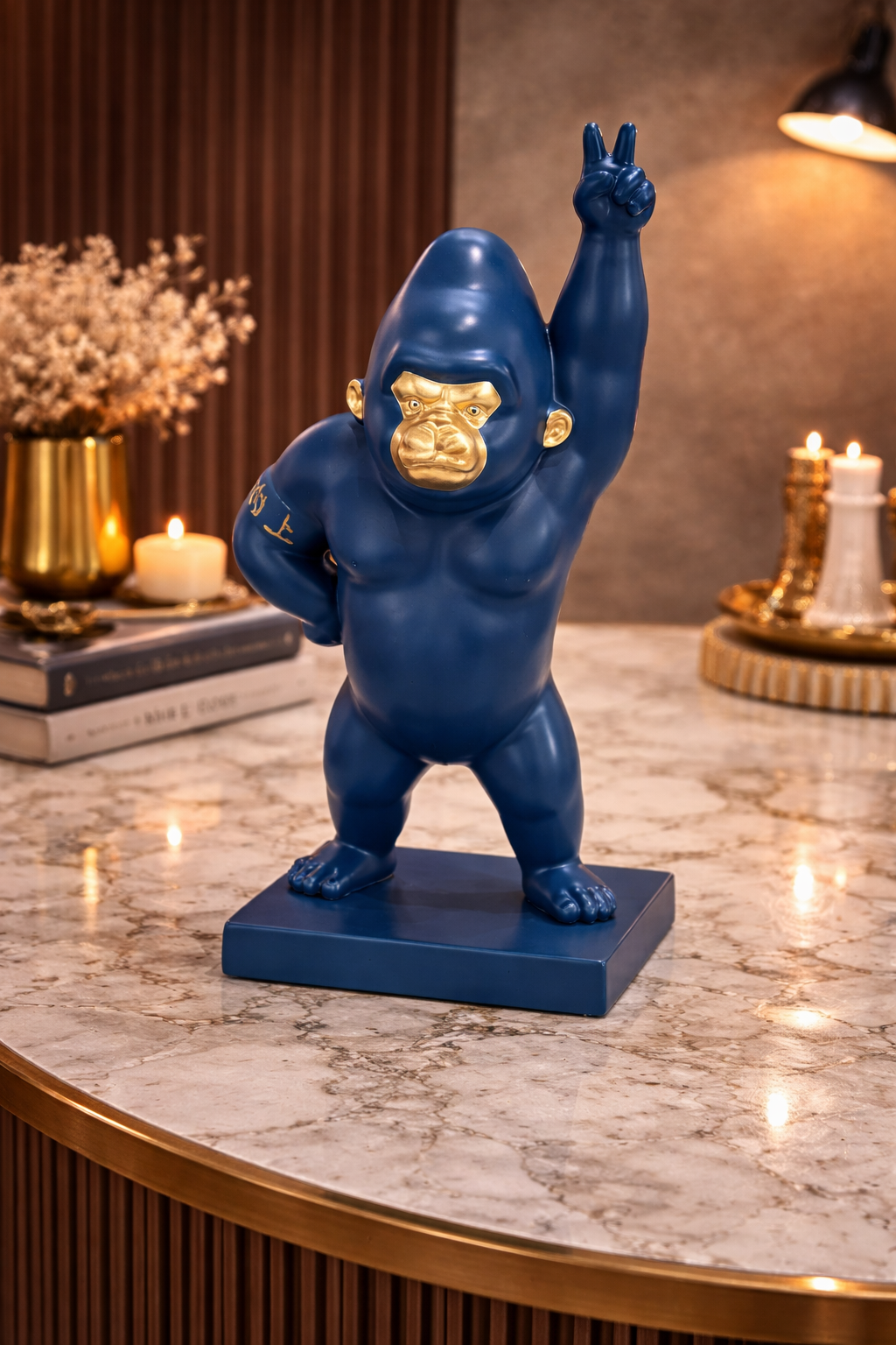 Victory Gorilla Sculpture
