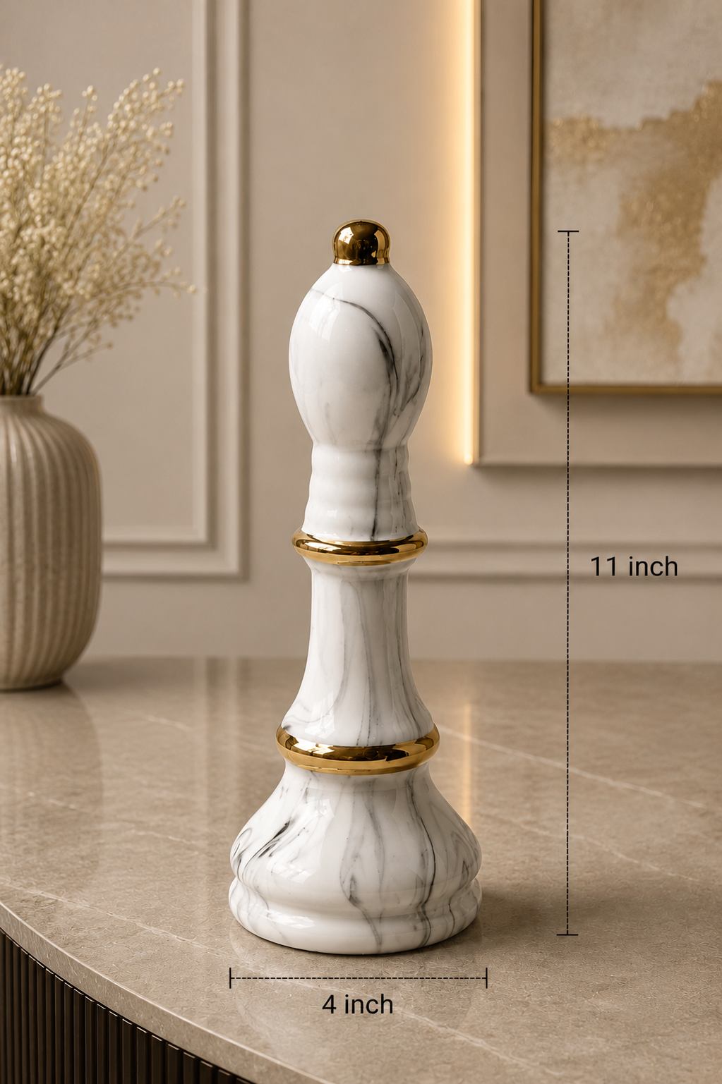Marble Mist Decorative Accent
