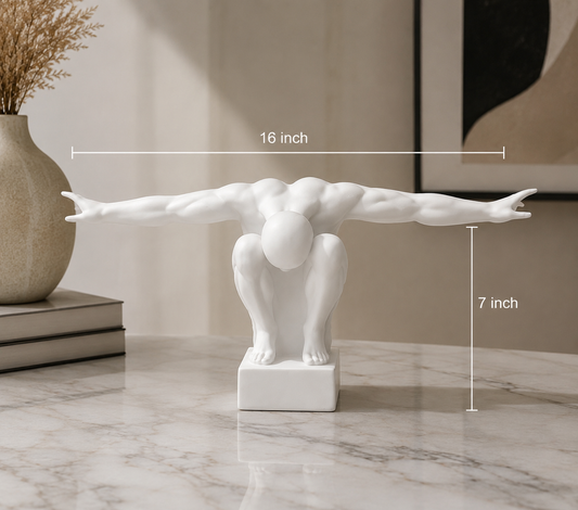 Abstract Human Balance Sculpture