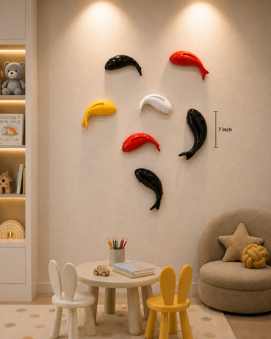Ceramic Koi Wall Art