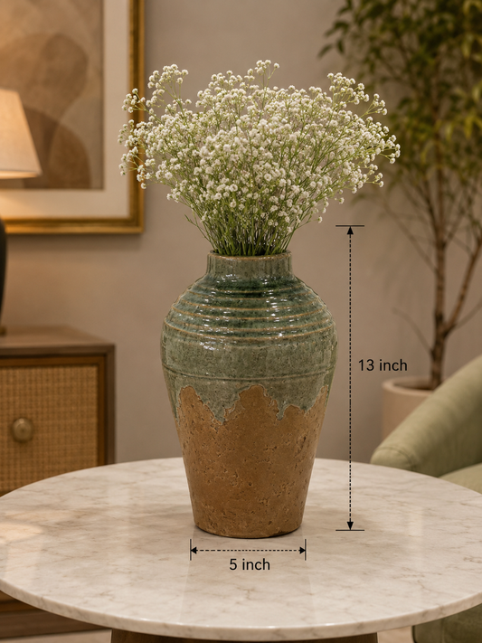 Rustic Earth Ceramic Vase