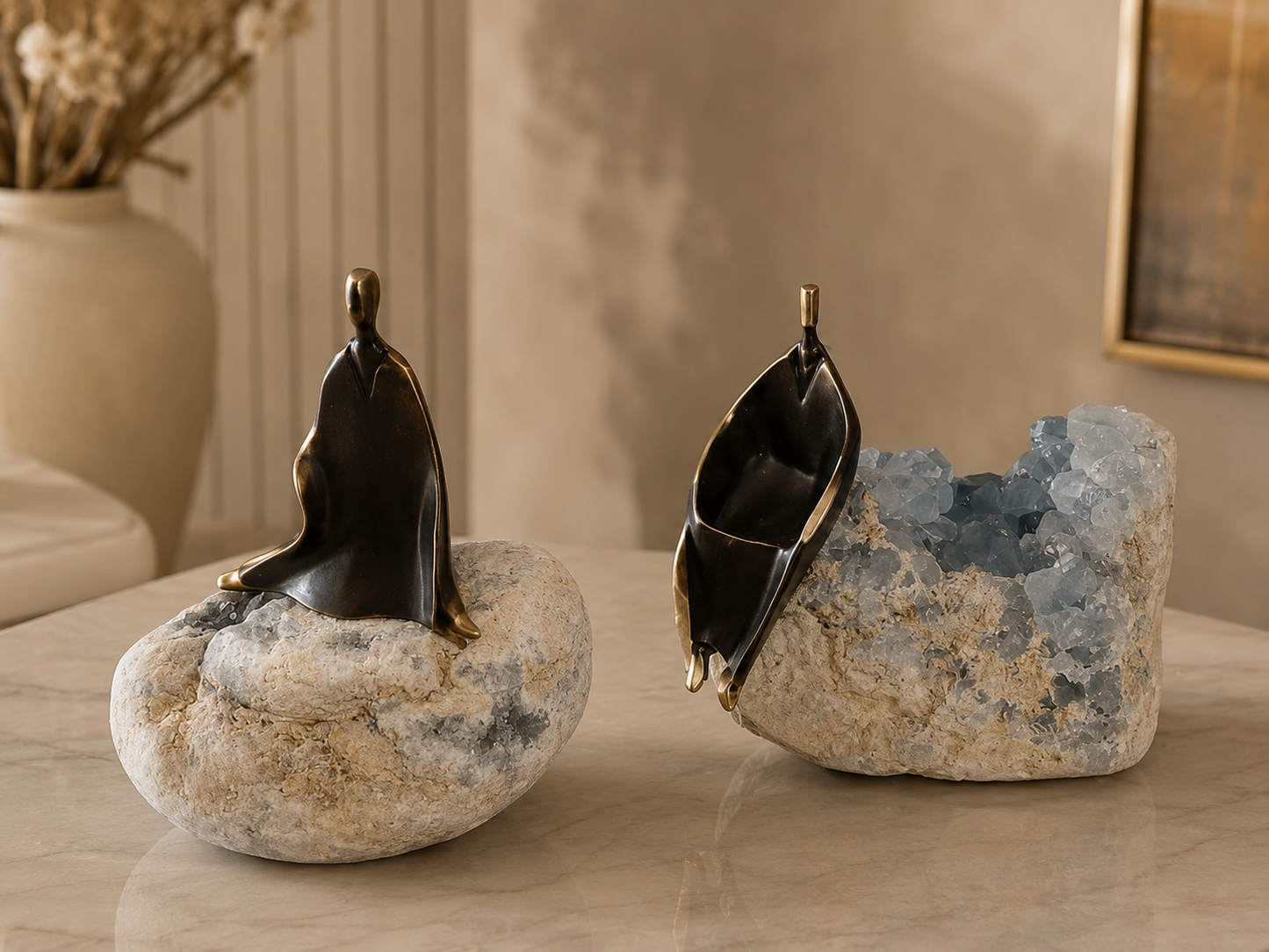 Crystal Stone Abstract Sculpture (PER PC)