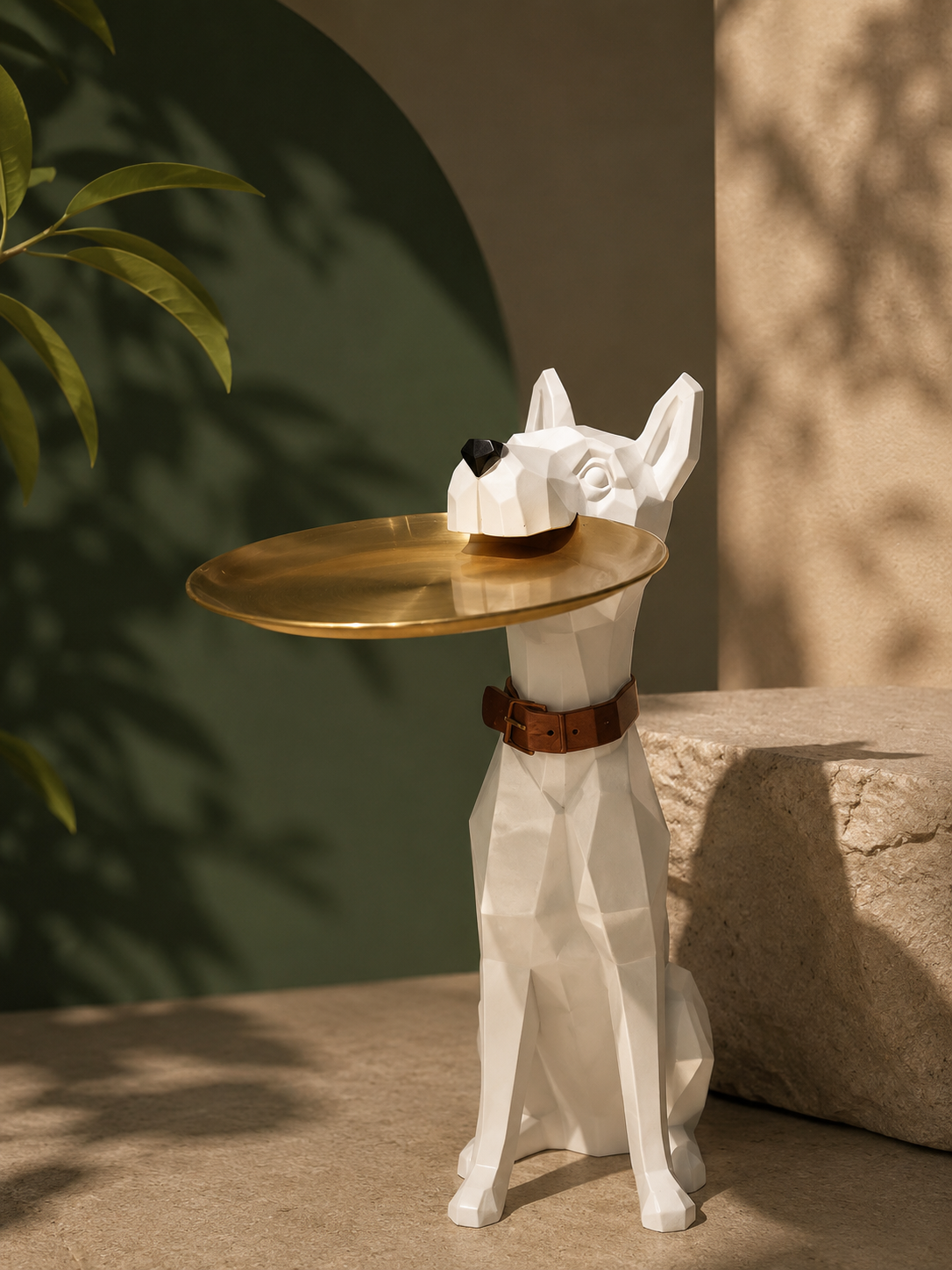 Geo Canine Dog Sculpture