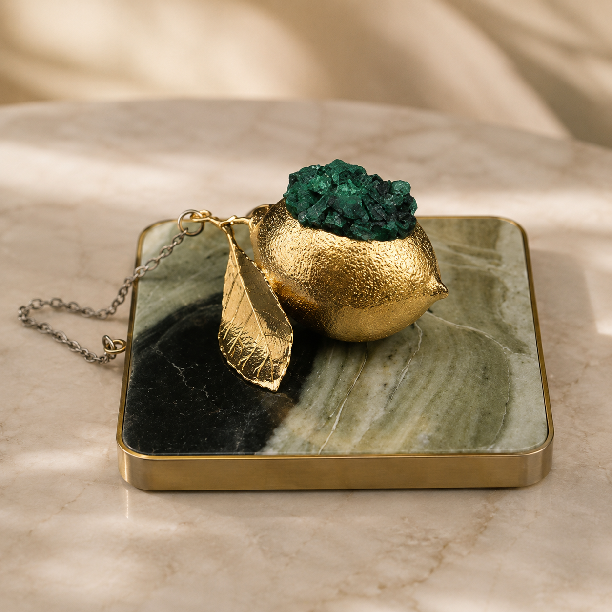 Leaf Luxe Tissue Holder