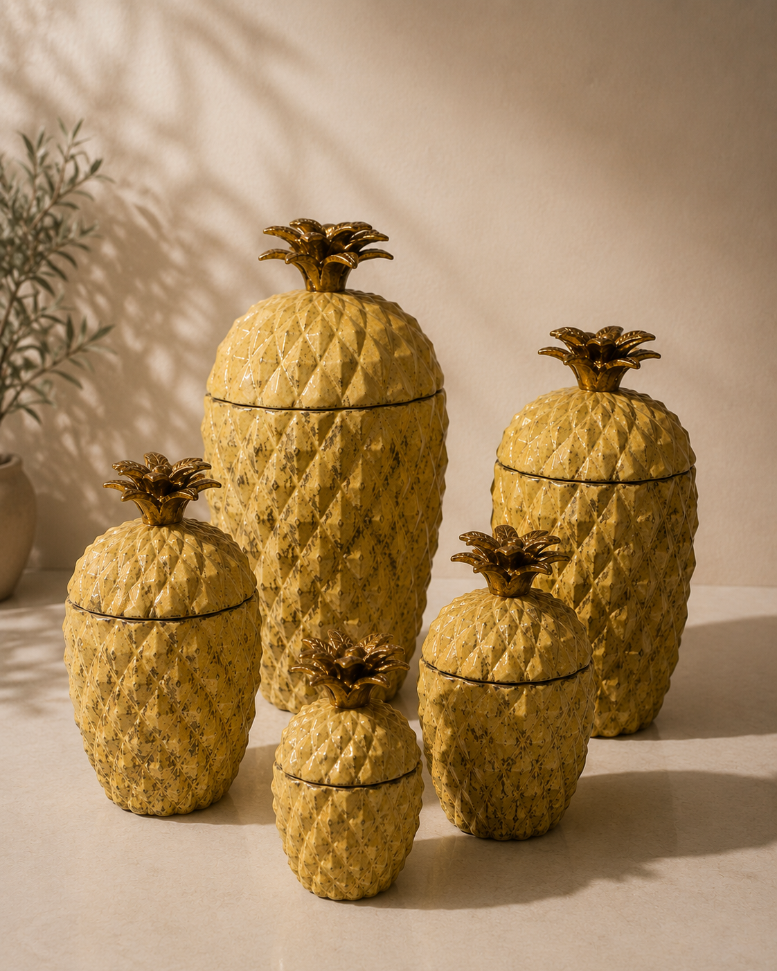 Pineapple Decorative Jar Collection
