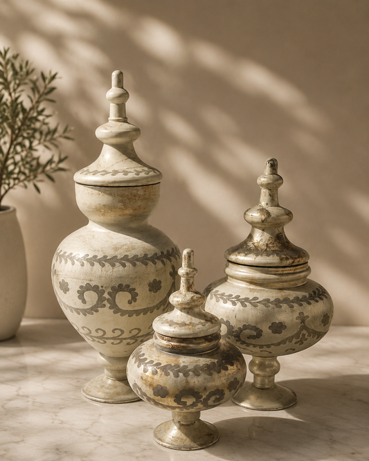 Vintage Heritage Urn Collection (Set of 3)