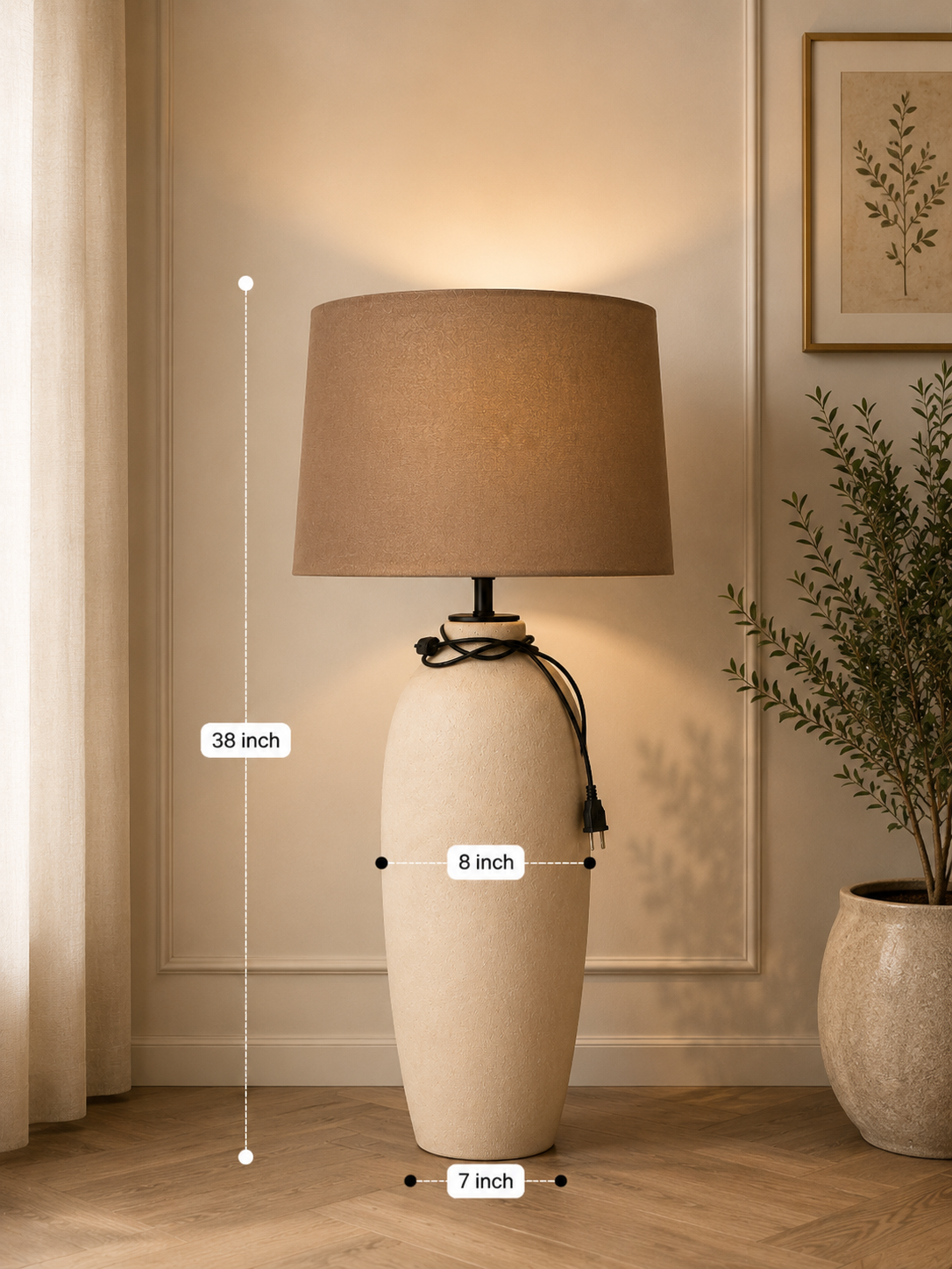 Textured Floor Lamp