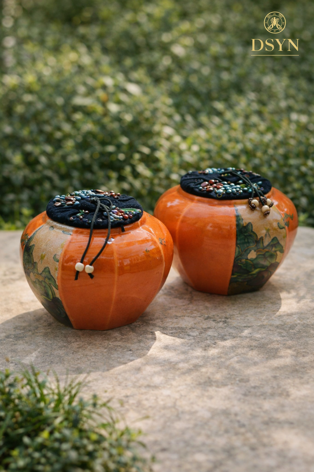 TERRA BLOOM DECORATIVE JARS (SET OF 2 )