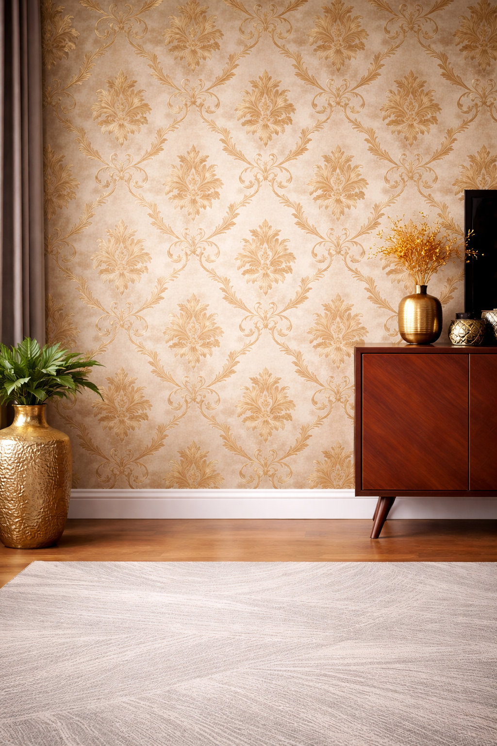 ROYAL DAMASK WALLPAPER