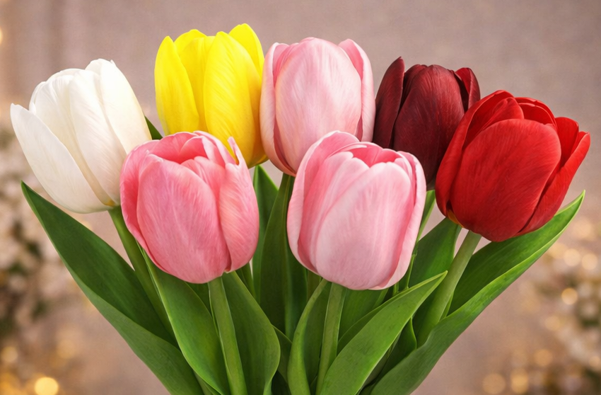 FLORAL TULIPS BLOOM