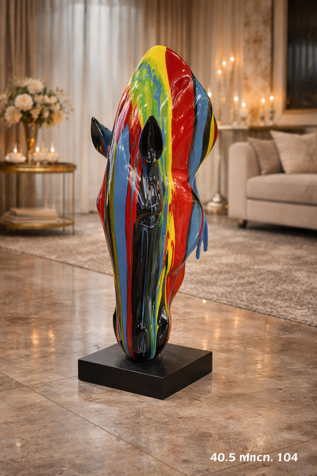 CHROMATIC HORSE ART SCULPTURE