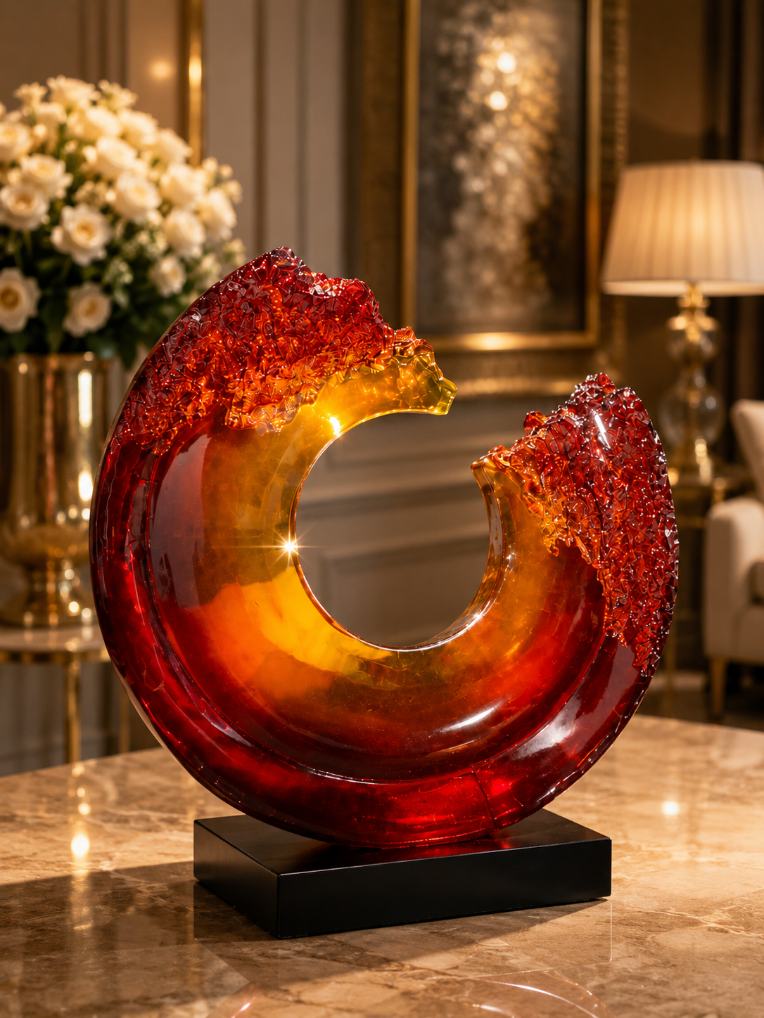 RIMSON ECLIPSE ART SCULPTURE