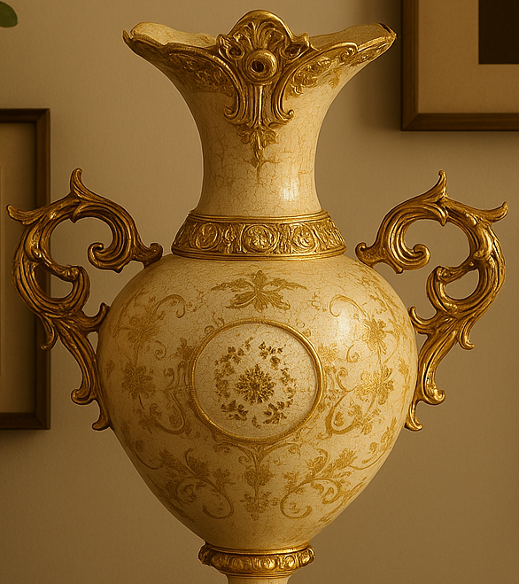 IVRA BAROQUE BROWN VASE