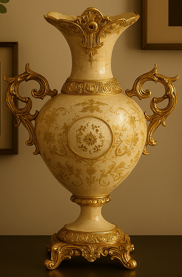 IVRA BAROQUE BROWN VASE