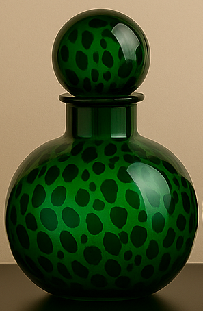 LEO TEXTURED GLASS BOTTLE