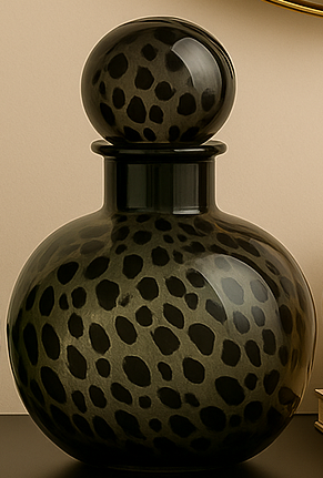 LEO TEXTURED GLASS BOTTLE