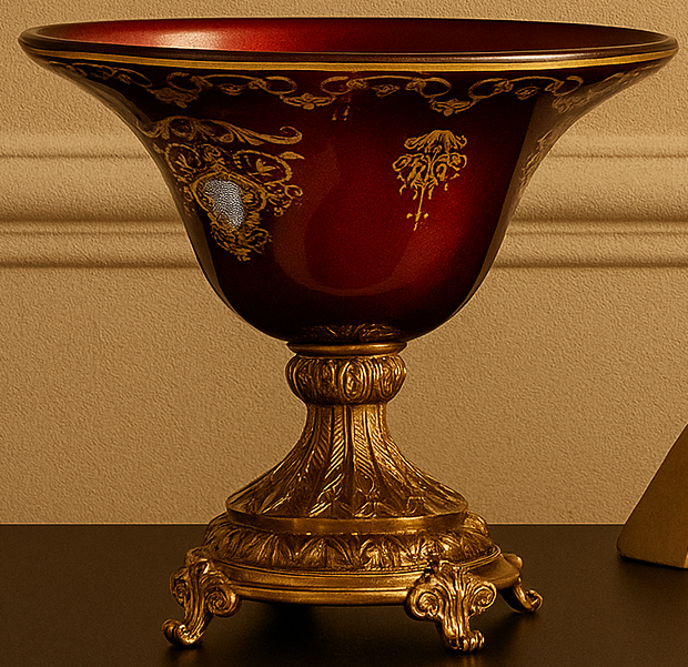 MAEVE ROYALE MAROON BOWL