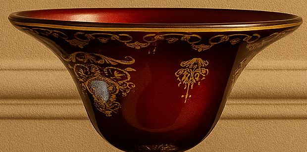 MAEVE ROYALE MAROON BOWL