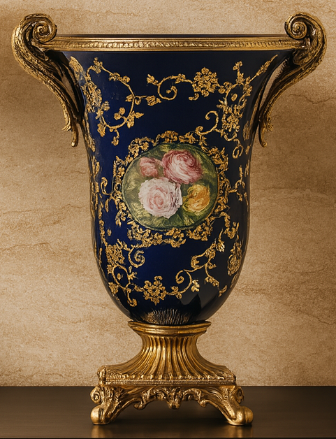 NIRA BLEU MAJESTÉ VASE