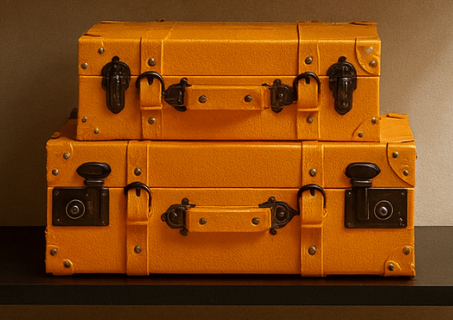 ODYSSEY LEATHER SUITCASE SET