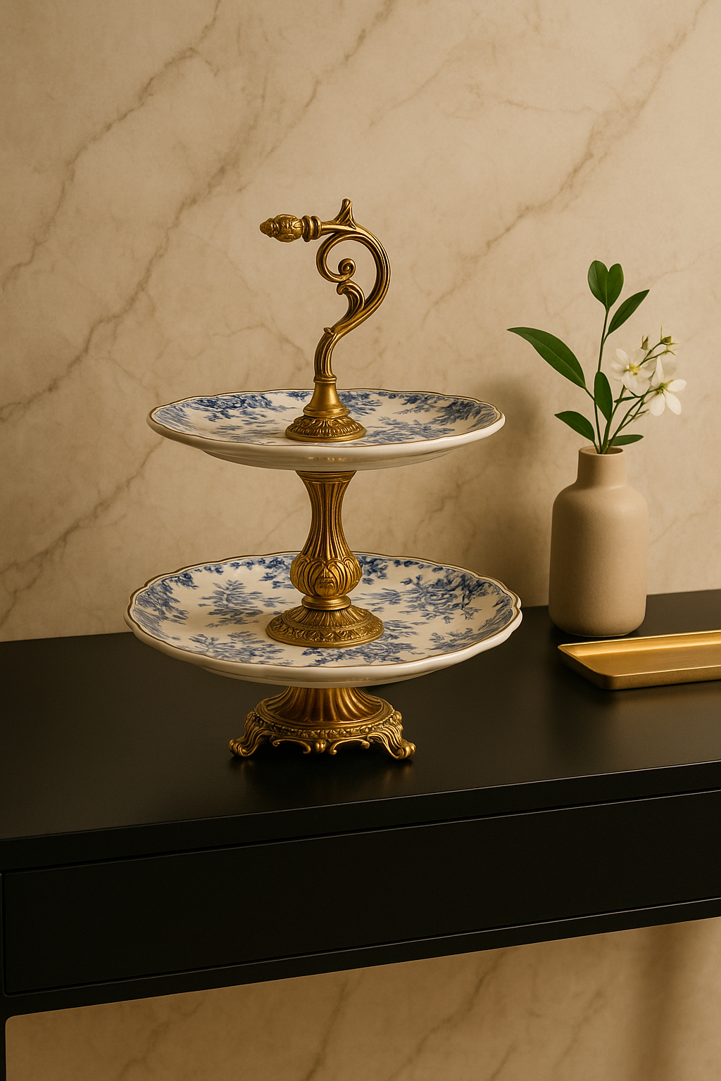 SEREN BLEU ROYALE DESSERT STAND