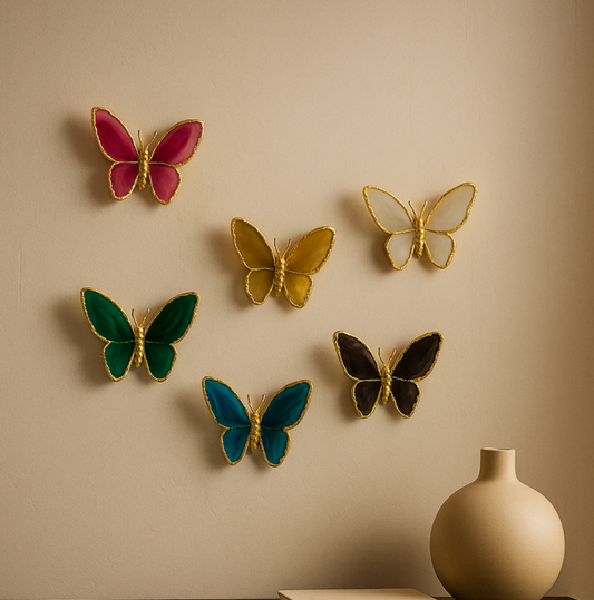 Copper Butterfly Wall Art