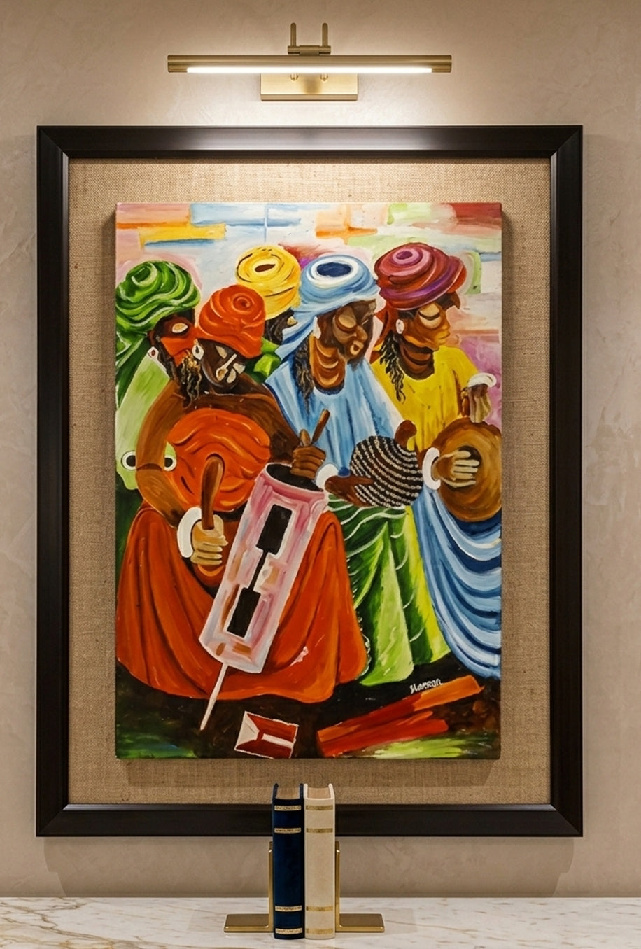 Cultural Harmony Oil Painting