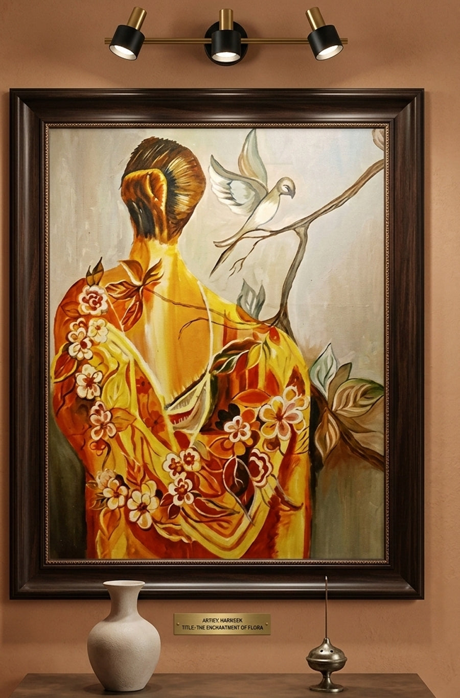 Enchanted Flora Oil Painting