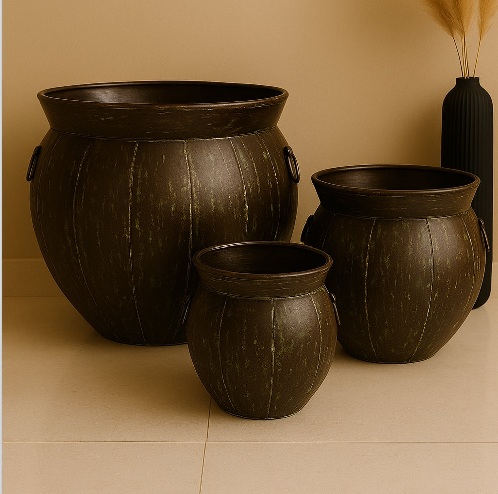 Rustic Heritage Planter Set of 3