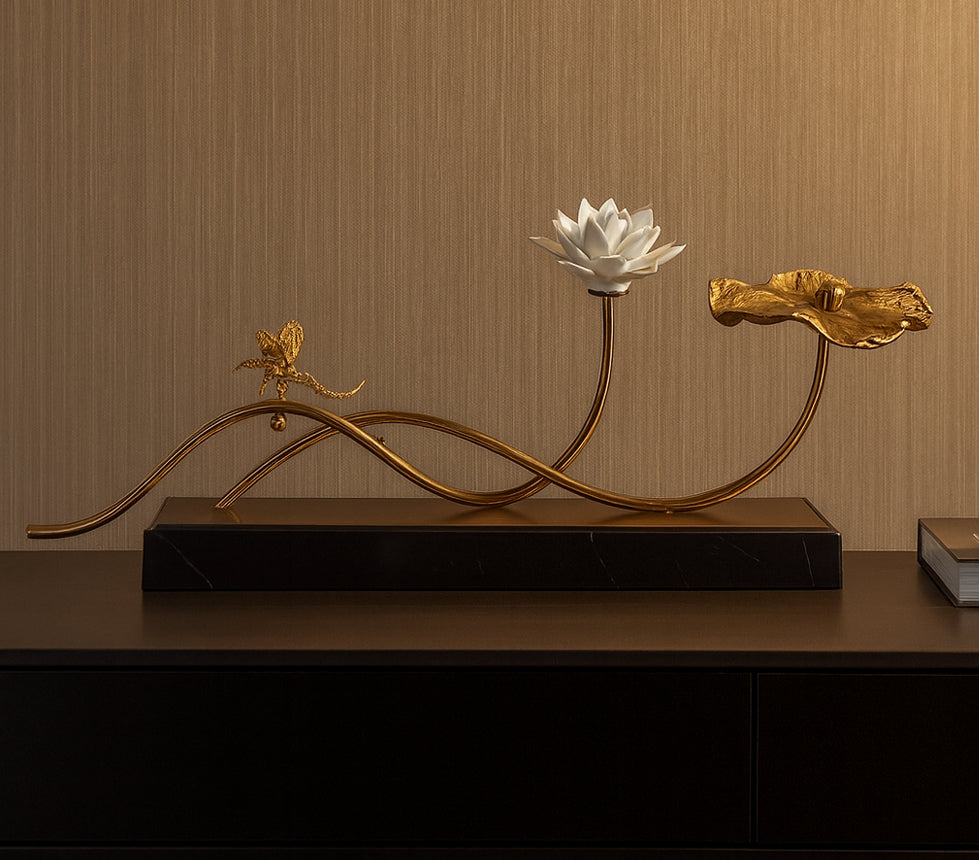 Lotus Harmony Decorative Accent