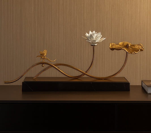 Lotus Harmony Decorative Accent